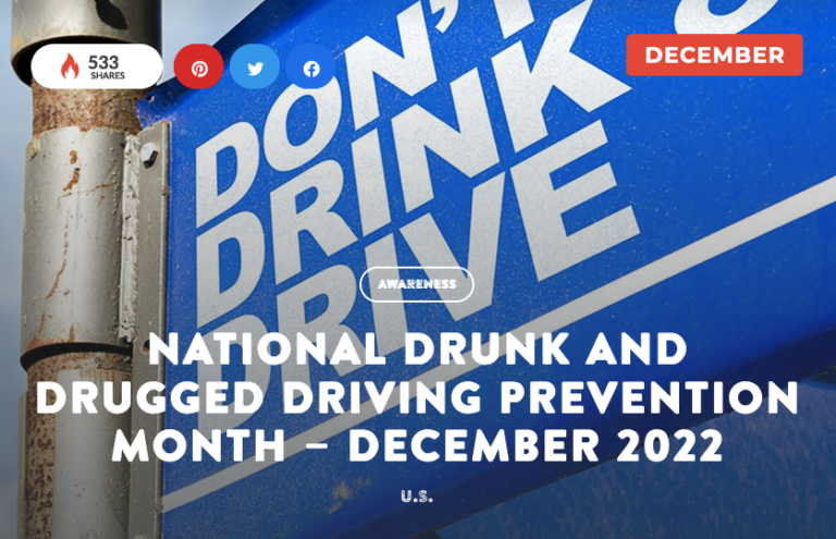 National Drunk And Driving Impaired Prevention Month New Jersey Drives